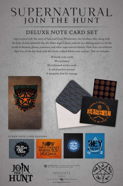 Supernatural Deluxe Note Card Set (With Keepsake Box)