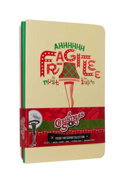 A Christmas Story Pocket Notebook Collection (Set of 3)