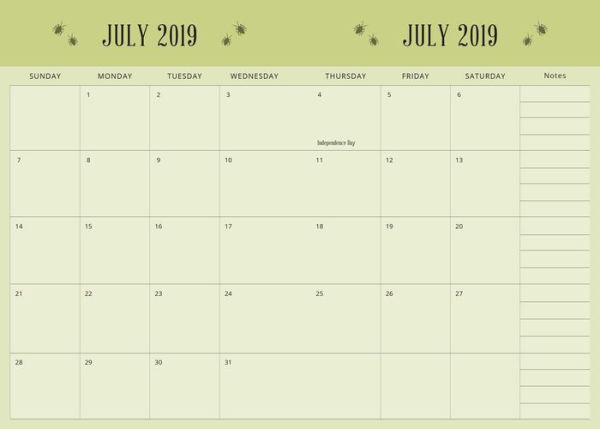 Beetlejuice 2019-2020 Weekly Planner
