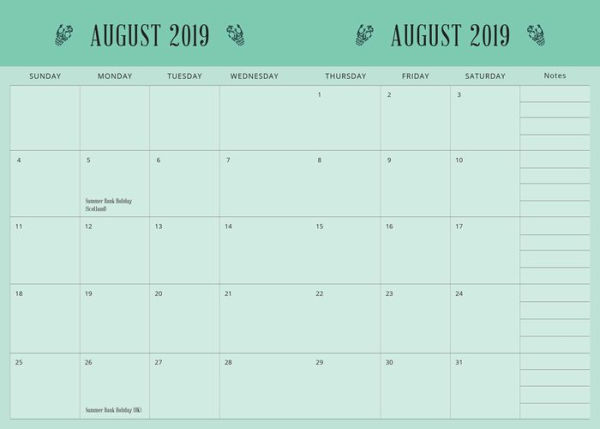 Beetlejuice 2019-2020 Weekly Planner