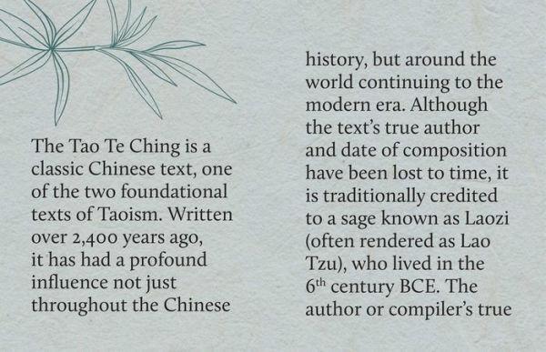 A Journey of a Thousand Miles (Tiny Book): Inspirations from the Tao Te Ching