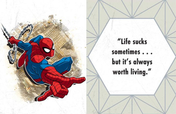 Marvel Comics: Spider-Man (Tiny Book): Quotes and Quips From Your Friendly Neighborhood Super Hero (Fits in the Palm of Your Hand, Stocking Stuffer, Novelty Geek Gift)