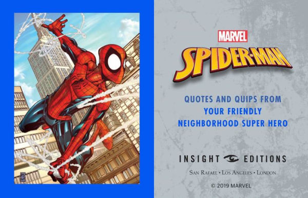 Marvel Comics: Spider-Man (Tiny Book): Quotes and Quips From Your Friendly Neighborhood Super Hero (Fits in the Palm of Your Hand, Stocking Stuffer, Novelty Geek Gift)