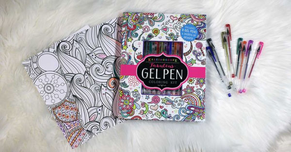 Kaleidoscope: Fabulous Gel Pen Coloring Kit