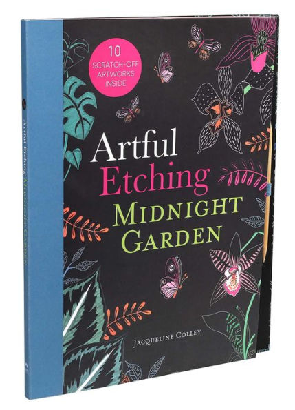 Artful Etching: Midnight Garden