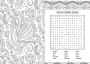 Alternative view 3 of Relax Coloring Book & Word Search