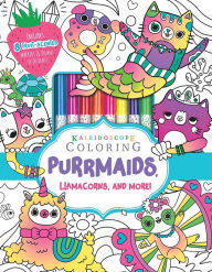 Ebooks for free download pdf Kaleidoscope Coloring: Purrmaids, Llamacorns, and More!