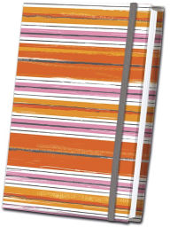 Title: Orange Striped Fabric Journal, Author: Editors of Thunder Bay Press