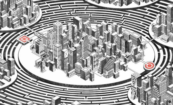 Extreme Labyrinths: Cityscapes