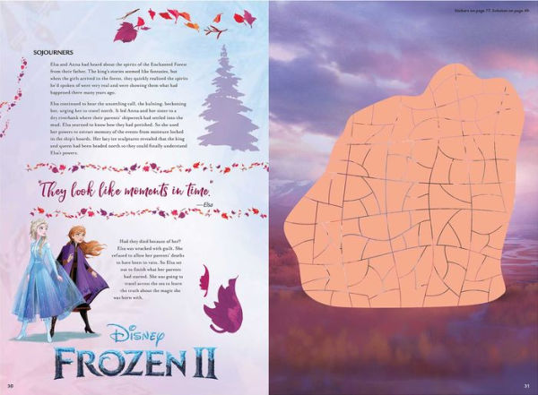 Disney Frozen 2 Sticker Art Puzzles