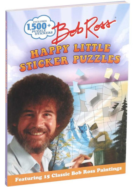 Bob Ross Happy Little Sticker Puzzles