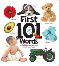First 101 Words: A Hidden Pictures Lift-the-Flap Board Book, Learn Animals, Food, Shapes, Colors and Numbers, Interactive First Words Book for Babies and Toddlers