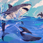 Alternative view 3 of Sharks (A Day in the Life): What Do Great Whites, Hammerheads, and Whale Sharks Get Up To All Day?
