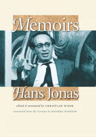 Download free ebooks in italiano Memoirs: Hans Jonas English version 9781684580460