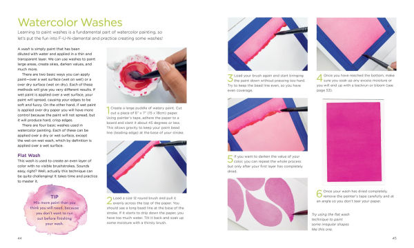 Hello, Watercolor!: - Easy How to Paint Watercolor Flowers, Botanicals, and Animals Step by Step