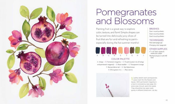 Everyday Watercolor Flowers: A Modern Guide to Painting Blooms, Leaves, and Stems Step by Step [Book]