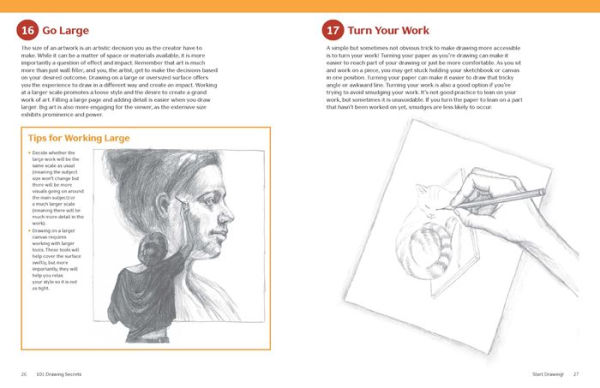 101 Drawing Secrets: Take Your Art to the Next Level with Simple Tips and Techniques