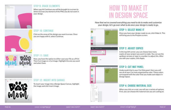 Cricut Made Easy with Sweet Red Poppy : A Guide to Your Machine, Tools, Design Space and More!