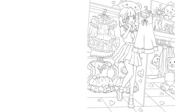 Manga Artist's Coloring Book: Fashion!: Fun Clothes & Characters to Color