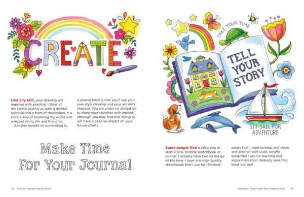 How to Journal Like an Artist: A Beginner's Guide to Keeping a Sketch Journal - The Easy Way to Learn to Doodle and Draw