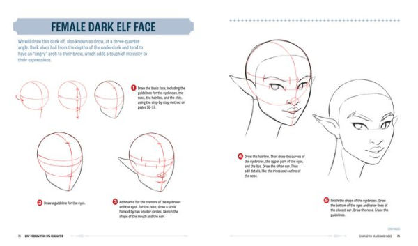 How to Draw Your RPG Character: A Step-by-Step Guide to Bringing Fantasy Characters to Life - How to Draw Elves, Gnomes, Dwarves, Dragonborn, Warriors, Humans, Orcs, Halflings, Tieflings, Wizards, Druids, Barbarians, Bards, and More