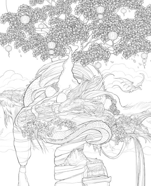 Magical Love: A Romantasy Coloring Book: Ethereal Romantic Fantasy Scenes to Color