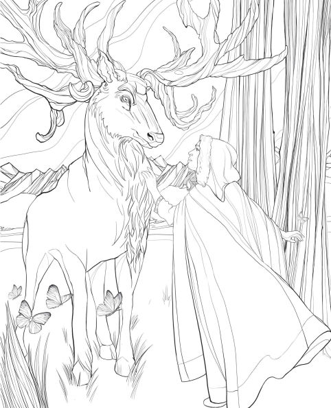 Magical Love: A Romantasy Coloring Book: Ethereal Romantic Fantasy Scenes to Color