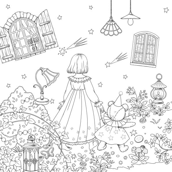 Garden of Dreams: A Magical World of Make Believe to Color