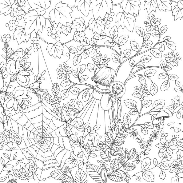 Garden of Dreams: A Magical World of Make Believe to Color