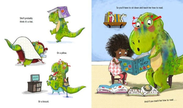 Never Show a T. rex a Book