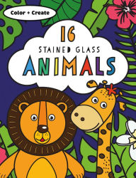 Title: Stained Glass Coloring Animals, Author: Emma Munro Smith