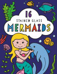 Alternative view 1 of Stained Glass Coloring Mermaids