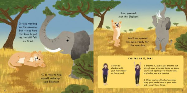 Yoga Animals on the Savanna
