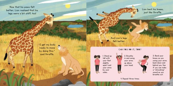 Yoga Animals on the Savanna
