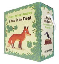 Title: A Year in the Forest Puzzles, Forest Animals, Author: Emilia Dziubak