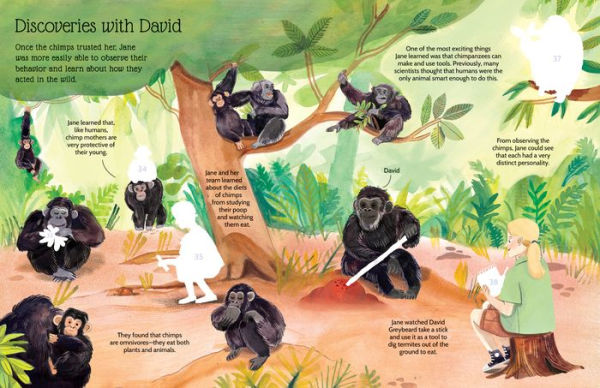 Sticker Life Stories Jane Goodall