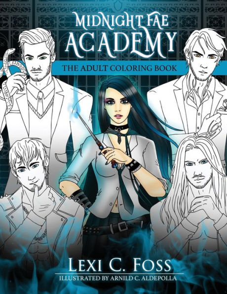 Midnight Fae Academy Coloring Book