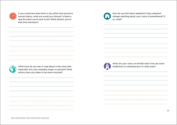 Before We Marry: A Journal for Christian Couples: 250 Questions for Couples to Grow Together In Faith