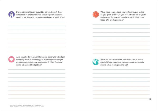 Before We Marry: A Journal for Christian Couples: 250 Questions for Couples to Grow Together In Faith