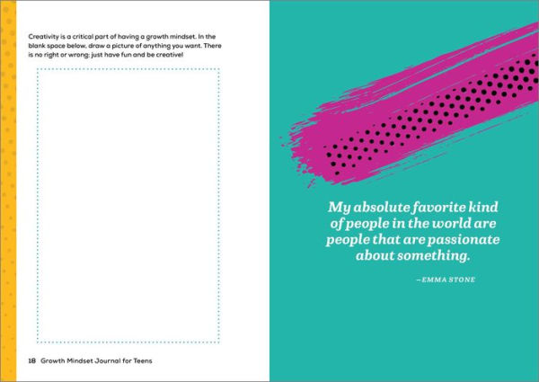 Growth Mindset Journal for Teens: Embrace Challenges, Build Resilience, Self-Reflect, and Grow