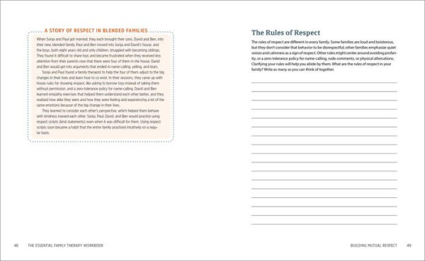 The Essential Family Therapy Workbook: Exercises to Improve Communication, Resolve Conflict, and Build Connection