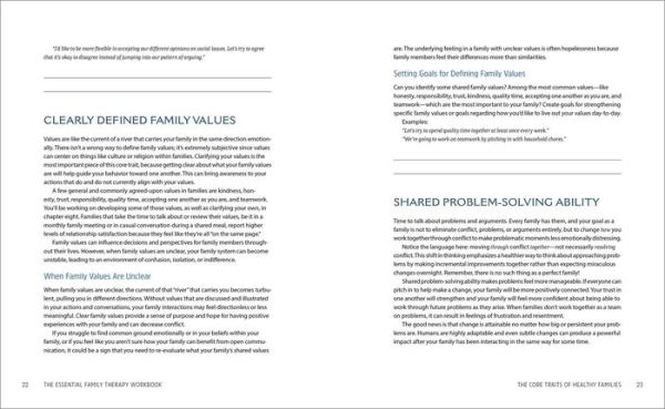 The Essential Family Therapy Workbook: Exercises to Improve Communication, Resolve Conflict, and Build Connection