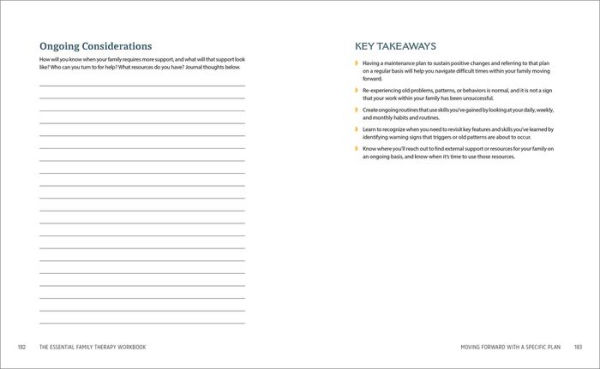 The Essential Family Therapy Workbook: Exercises to Improve Communication, Resolve Conflict, and Build Connection