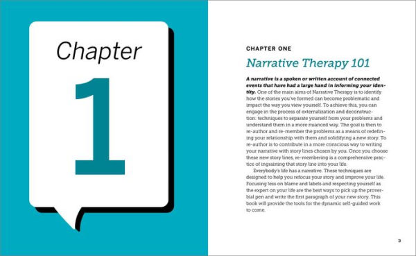 The Narrative Therapy Workbook: Deconstruct Your Story, Challenge Unhealthy Beliefs, and Reclaim Life