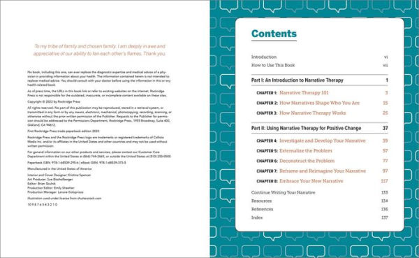 The Narrative Therapy Workbook: Deconstruct Your Story, Challenge Unhealthy Beliefs, and Reclaim Life