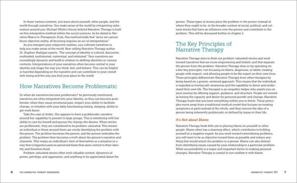 The Narrative Therapy Workbook: Deconstruct Your Story, Challenge Unhealthy Beliefs, and Reclaim Life