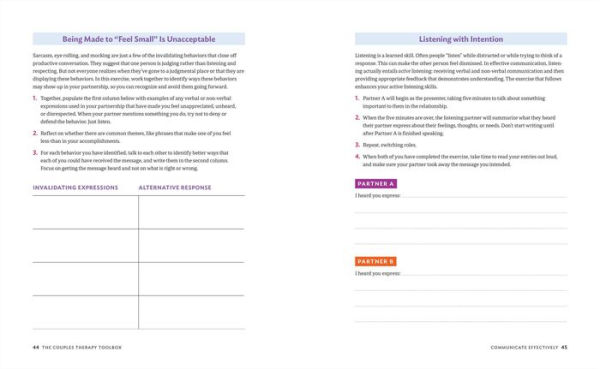The Couples Therapy Toolbox: 75+ Exercises to Improve and Strengthen Your Relationship
