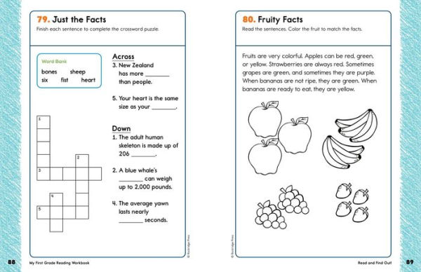 My First Grade Reading Workbook: 101 Games & Activities To Support First Grade Reading Skills