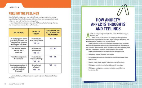 Anxiety Workbook for Kids: 50+ Fun Mindfulness Activities to Feel Calm, Build Awareness, and Be Your Best Self