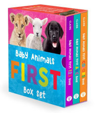 Title: Baby Animals First Box Set: 123, Abc, Colors, Author: Alexandra Claire